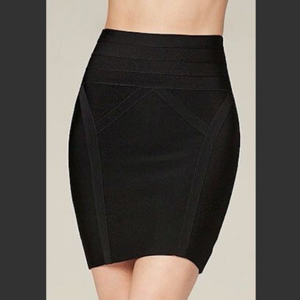 Bebe Bandage Bodycon Skirt